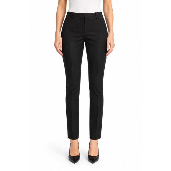 The Row Pants - The Row Pants Wool Blend Skinny Slim Leg Tailored Black Size 4